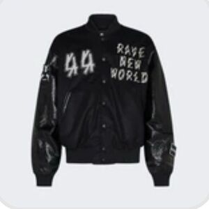 44 Label Group Grad Panelled Bomber
Jacket